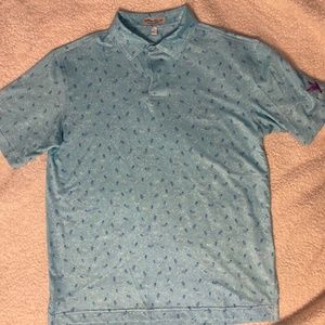 Boys L Peter Millar Golf Shirt